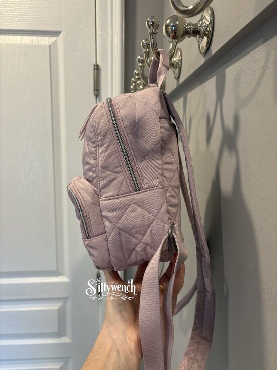 Vera Bradley Hydrangea Pink Mini Backpack in Performance Twill main image 8